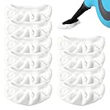 Steam Mop Pads for Bissell Steam Shot, 10Pcs Steam Cleaner Pads, Steam Mop Replacement Pad for Bissell Steam Shot Dupray PurSteam Comforday Handheld Steam Cleaner