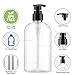 Empty Pump Bottles Dispenser 2 Pack 300ml/10.15oz. Clear Plastic Pump Bottle Dispenser for Essential Oil Soap Lotion Shampoo