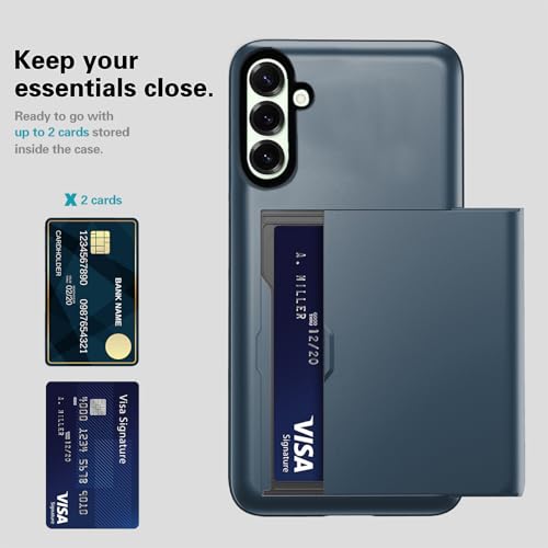 Coque S25 Plus antichoc Asuwish SGPCK US bleu marine