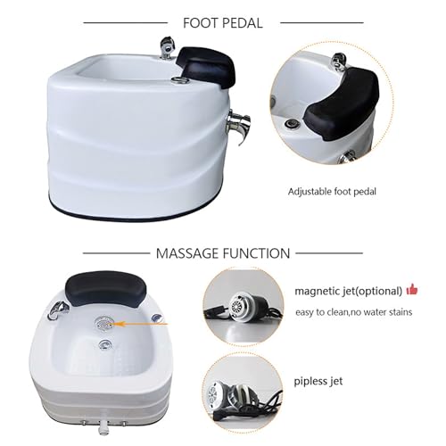 Spa de pies con calor y masaje para uso en casa y salones miniatura 3