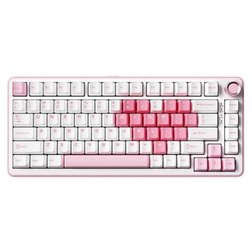 ���J�j�J���Q�[�~���O�L�[�{�[�h B75 PRO �z���C�g�n�[�g�K�X�P�b�g 75 �m�u RGB �z�b�g�X���b�v�J�X�^���N���[�~�[�R���s���[�^�ƌ݊���