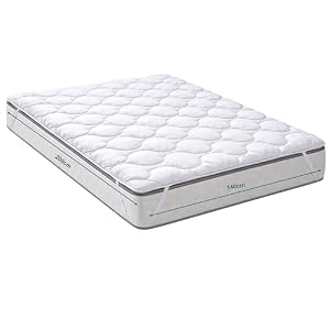 KNERST Matratzenauflage 140x200, Matratzenschoner, Made in EU, 95°C