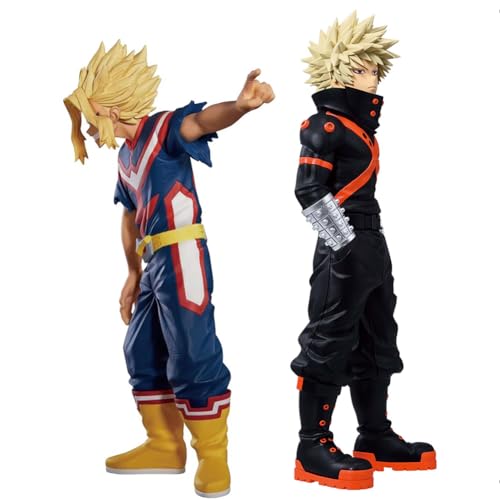 MHA Figures Kacchan and All-Might Figure, 1/7 Scale Anime MHA Figurine Collectible Desktop Decoration Gifts