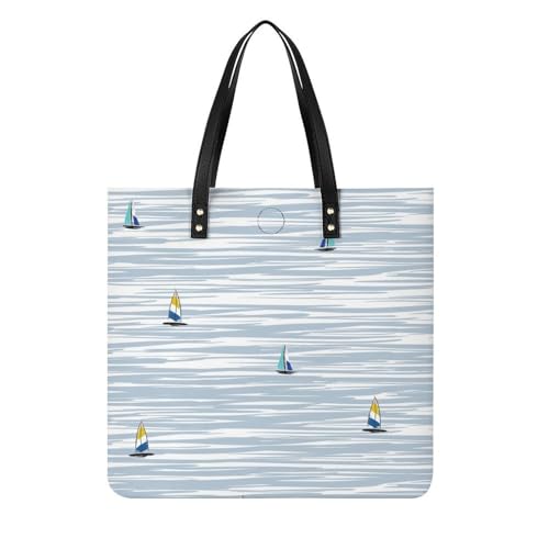 Sac de voyage voilier mignon femmes grand tote bag contre le manque de place