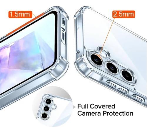 Capa Case Anti Queda Para Samsung Galaxy M15 6.5 + Pelicula 3d