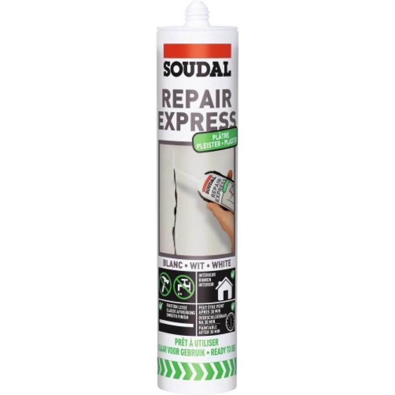Soudal Express Plaster Repair Filler 250 ml Tub