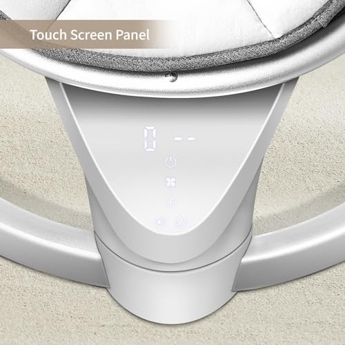 Baby Swing for Infants, Electric Swing for Newborn with 5 Swing Speed, Portable Baby Swing with 10 Lullabies, 0-6 Months Suitable - Image 5