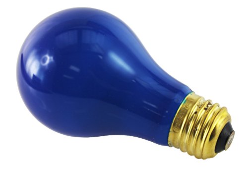 Bulbrite 106340 40W Ceramic Blue A19 Bulb, 1-Pack