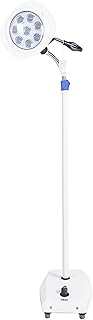 Surgical Examination Light, 25W Medical Examination Lamp, Floor Examination Lamp with Stable Base, Adjustable Height Brightness and Lamp Angle, Cool Lighting, for Clinic Beauty, Pet Medicine