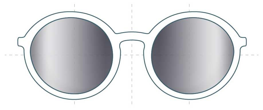 Sunglass Fix Replacement Sunglass Lenses Compatible for Prada SPR 04Z 57mm (Non-Polarized SFx Edge Flash Silver Mirror Black Pair)