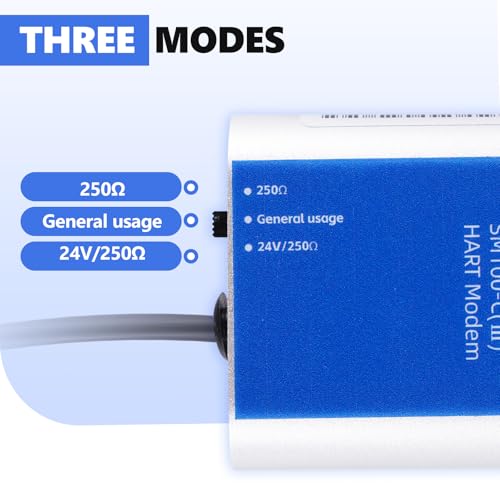 Image of YJINGRUI USB Hart Modem, USB to Hart Protocol Modem Convertor | Hart Transmitter, For Rosemount /E+H /Siemens /Cologne /Yokogawa /SIC, Supporting Windows XP /7 /10
