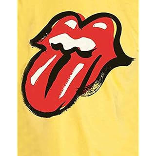 Rolling Stones The T Shirt No Filter Tour Tongue Nouveau Officiel Homme Jaune - Les Beatles, Paul McCartney, John Lennon, RIngo Starr, George Harrison Rolling Stones The T Shirt No Filter Tour Tongue Nouveau Officiel Homme Jaune – Image 3