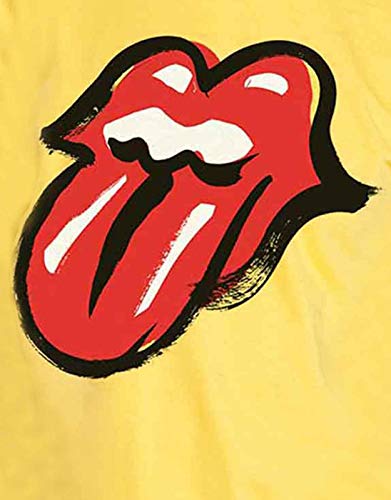 Rolling Stones The T Shirt No Filter Tour Tongue Nouveau Officiel Homme Jaune - Les Beatles, Paul McCartney, John Lennon, RIngo Starr, George Harrison Rolling Stones The T Shirt No Filter Tour Tongue Nouveau Officiel Homme Jaune – Image 4