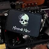Memento Mori Skeleton Tactical Patch, Skull Hook and Loop Morale Patches, Funny Appliques for Backpacks, Trucker Hats, Lunch Bags, Vests, Jackets