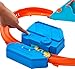 Hot Wheels Toy Car Track Set, Deluxe Building Box with Motorized Booster, 1:64 Scale Vehicle, Speed Snap Track, Boosted Jump Speedway