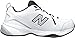 New Balance Men's 608 V4 Casual Comfort Cross Trainer, White/Black, 10.5 M US
