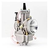 Für PWK 21 24 26 28 30 32 34mm Schnellere Beschleunigung Spart Kraftstoff Sandgestrahlter Vergaser Motorrad-Tuning motorrad vergaser motor(32mm)