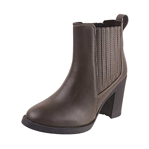 Catwalk Womens Tweed Panel Chelsea Boots Black Fashion (5314H) (B095SD7LSH) Amazon Price History, Amazon Price Tracker