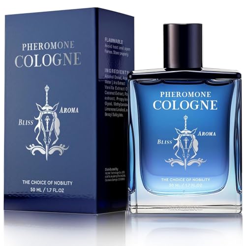 Pheromone Perfume for Men, Long-Lasting Premium Pheromone Perfume for Men to Attract Women, Enhancement Glamour Cologne for Men, Large capacity & Durable -50 ML