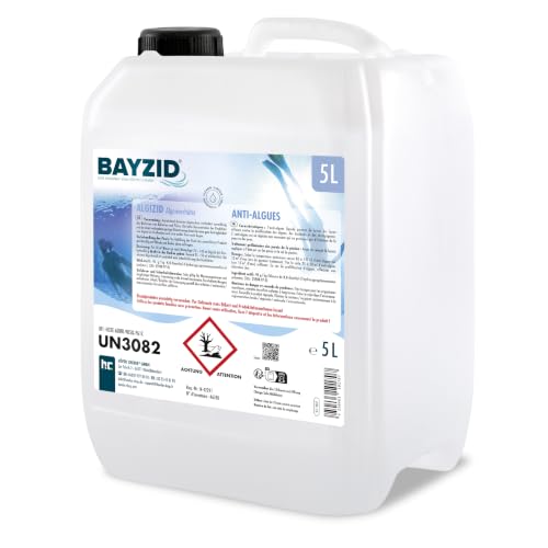 Höfer Chemie Algizid Algenverhütung 5L - Algenvernichter Pool - Präventiver Schutz vor Algen Bakterien & Pilzen - Für Sauberes Wasser