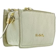 Pierre Cardin Gold Leather Small Structured Square Crossbody Bag