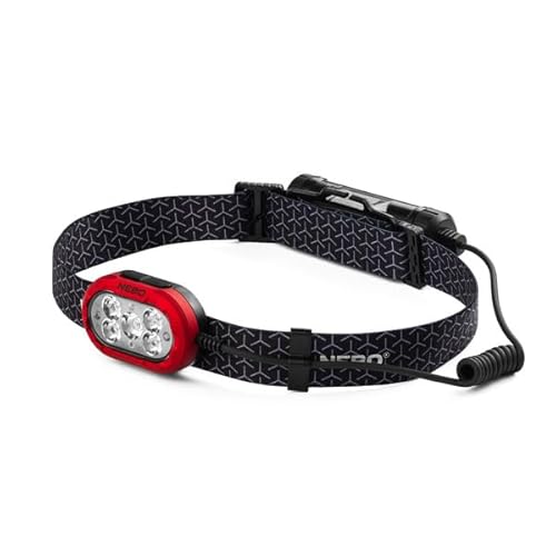 NEBO IllumaTrace Blood Tracker Headlamp | 100 Lumens, Rechargeable LED