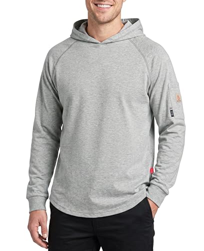 BOCOMAL FR Hooded T Shirt Heather Series 6oz Flame Resistant