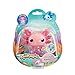 ANIMAGIC - Let’s GLO Axolotl - Mascota Electrónica & Lumínica - Rosa - para Niños a Partir de 4 Años - Juego Sensorial & Experiencia Táctil - Cuerpo Extensible - Flota & Brilla en el Agua