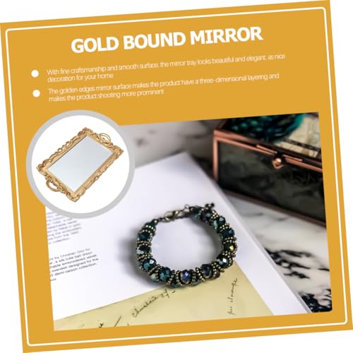 Plateau à parfum vintage miroir le cadeau idéal pour décoration rétro