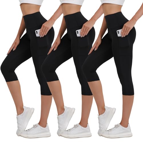 Leggings deportivos mujer 3/4 para yoga y fitness en verano mallas de cintura alta