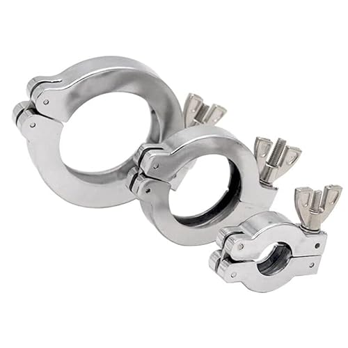 Aurorad KF-16 KF-25 KF-40 KF-55 Aluminum VACUUM CLAMP & Centering Ring Set (Size : KF50)