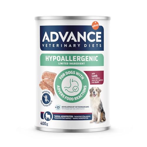 Advance Diets Nassfutter für Hunde – Hypoallergenic Limited Ingredient Lamm – 6 Packungen mit je 400 g