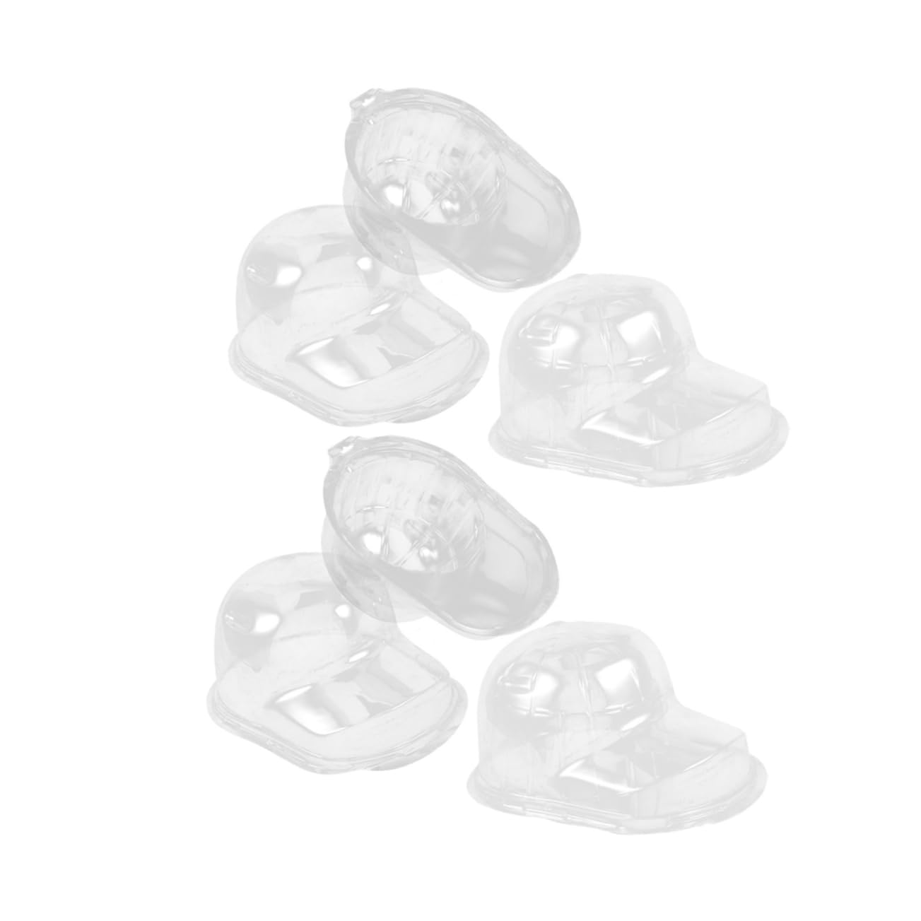 Soporte para Sombreros de Plástico Transparente 6 Piezas Pp para Gorras | Organizador de Gorras de Béisbol, Diseño Multifuncional, Caja Colgante Incluida, Uso en Hogares y Vitrinas