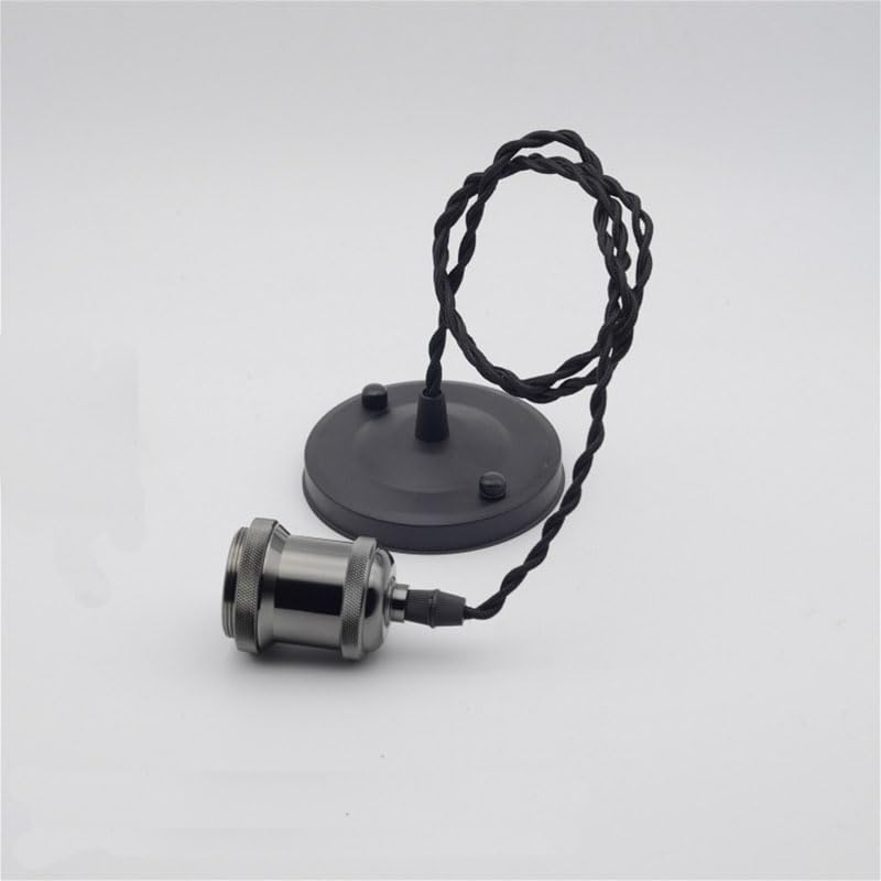 Aluminum Light E27 Lamp holder for 110V 220V led Incandescent bulb Vintage Retro decor hanging Lamp for home room - (Color: type 4; Base Type: E27)