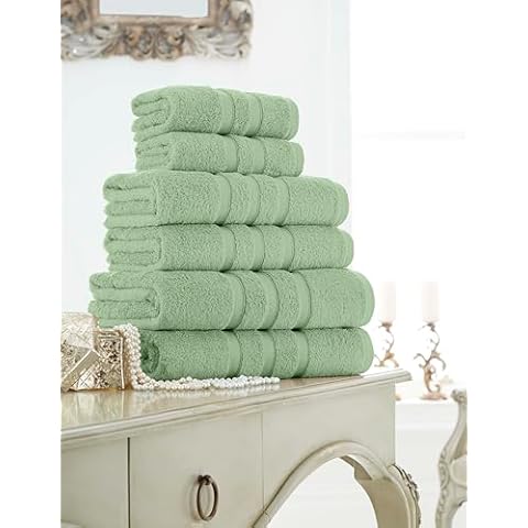 LIZZIE JACOBS New Zero Twist 100% Egyptian Cotton Towels 600 GSM Luxury Extra Thick Super Soft Highly Absorbent Quick Dry Towels/Bath Sheets Cover
