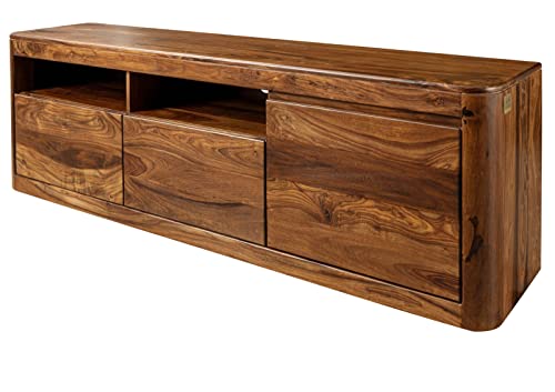 MASSIVMOEBEL24.DE Mobile TV Sheesham/Palissandro TORONTOÿ#120ÿ- Colori Diversi, Colore:Marrone Scuro Cerato, Misure:178x40x58 cm (LxPxA)