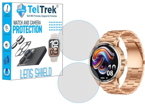 Image of Screen Protector Compatible With Itel Unicorn Max Smartwatch, Full Hydrogel TPU Screen Guard not a Tempered Glass (Pack of 2)