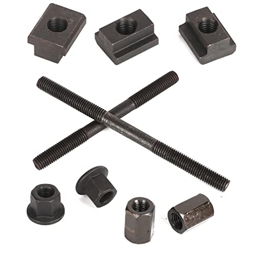 lesolar 58Pc Mill Clamping Kit TSlot Clamp Kit Milling Machine T Slot