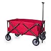 CAMPART TRAVEL HC-0910 opklapbare strandwagen / bolderkar – 70 kilogram belastbaarheid met tas