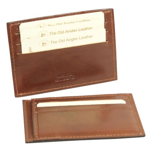Porte-cartes cuir RFID Old Angler : protégez vos données avec style