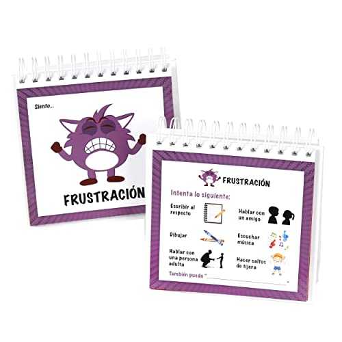 O Flipbook de humor original para crianças; 20 diferentes humores/emoções; autismo; TDAH; ajuda as c