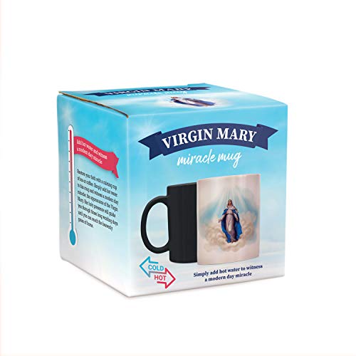 Virgin Mary Miracle - Taza de café con cambio de calor, apta para microondas, apta para lavavajillas, 330 ml Cover