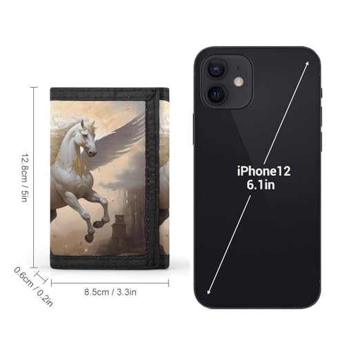 Flying Horse Trifold Wallet Slim Credit Card Holder for Women Men2