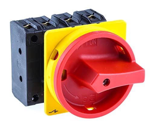Interrupteur principal 3 broches + N Eaton 63A verrouillable en position 0