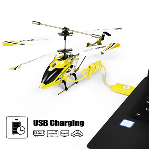 Cheerwing S107/S107G Phantom 3Ch 3.5 Channel Mini Rc Helicopter With Gyro Yellow #TOP6
