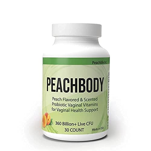 Peachlife Peach Scented Vaginal Probiotics And Boric Acid Vaginal Suppositories Bundle #TOP5