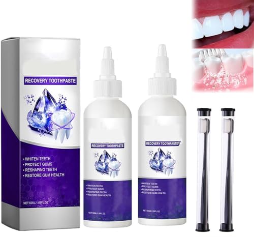 Intelligesmile - Pasta dental con tratamiento mineral, restauración de dientes natural, restaura la salud de las encías, eficaz para fortalecer dientes y encías, boca fresca (2)