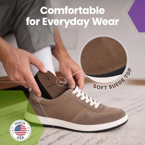 Image of MARS WELLNESS Adjustable 1 Inch Orthopedic Heel Lift for Heel Pain and Leg Length Discrepancies - Large - 2 Pack