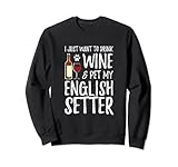 English Setter Mom Wine T-Shirts