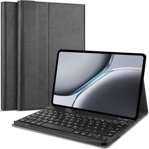 Image of HOM Tri Fold Wireless Bluetooth Keyboard with Detachable Tablet Case Cover for OnePlus Pad 2 Cover 12.1 inch